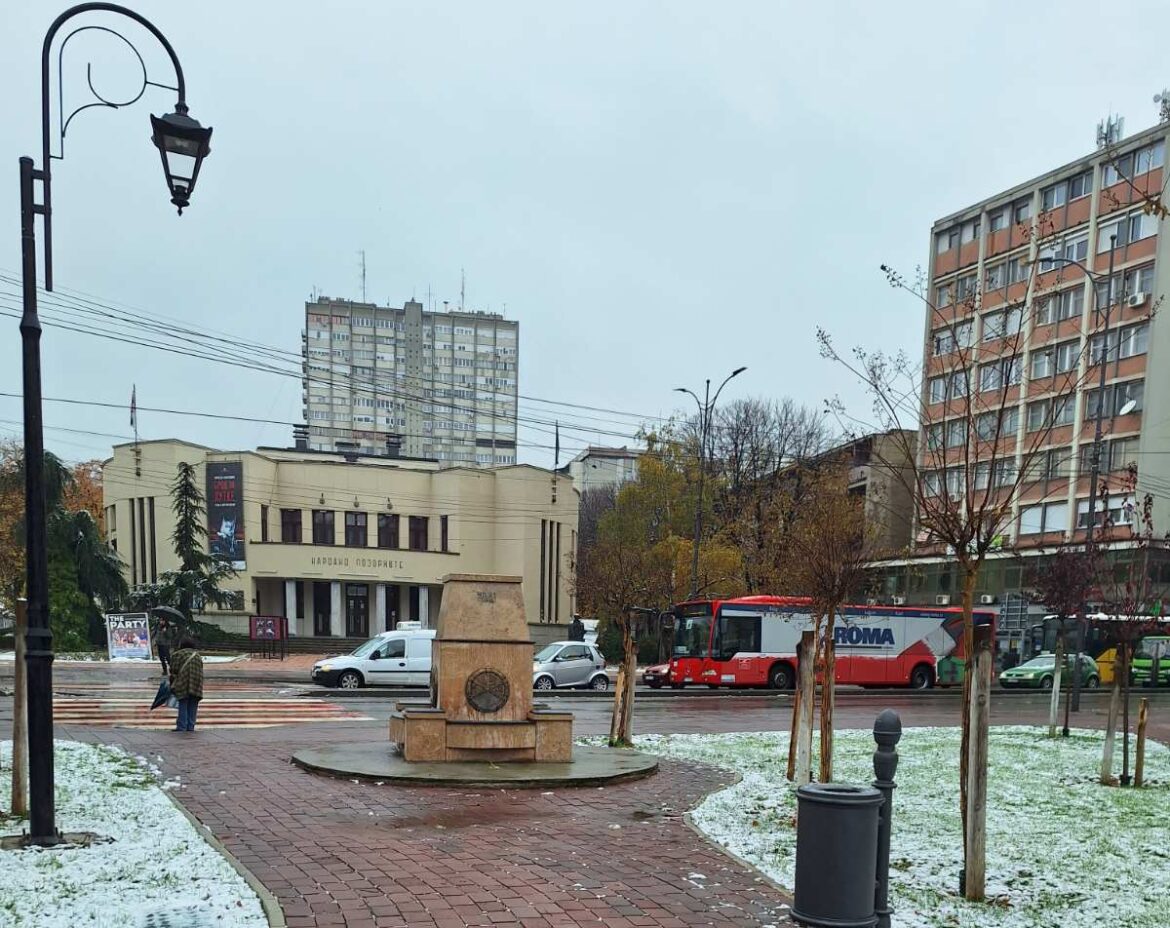 vreme, narodno pozoriste, sneg